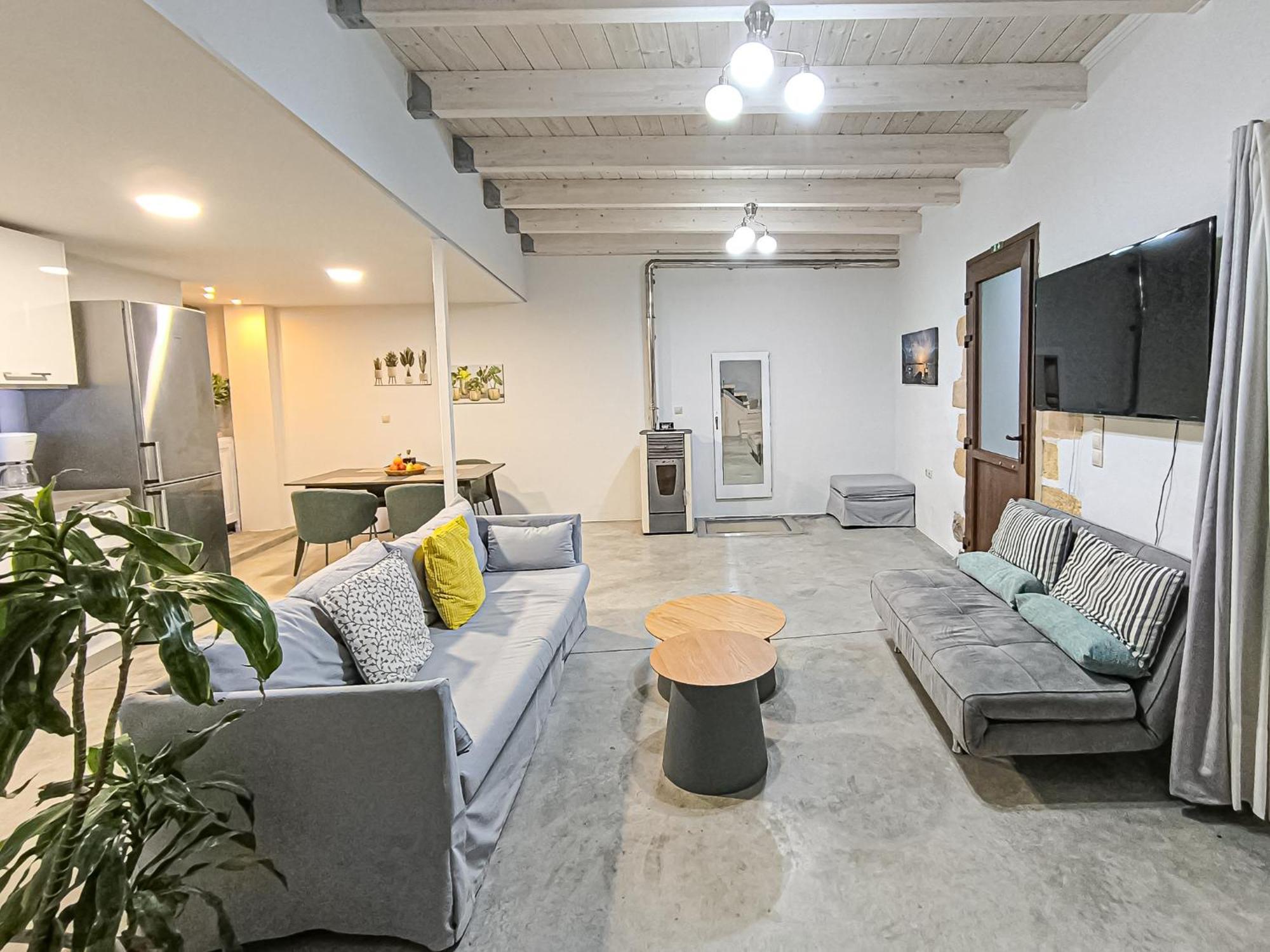 Charming Old Tannery House With Spacious Veranda And Stunning Sea View! Chania  Buitenkant foto