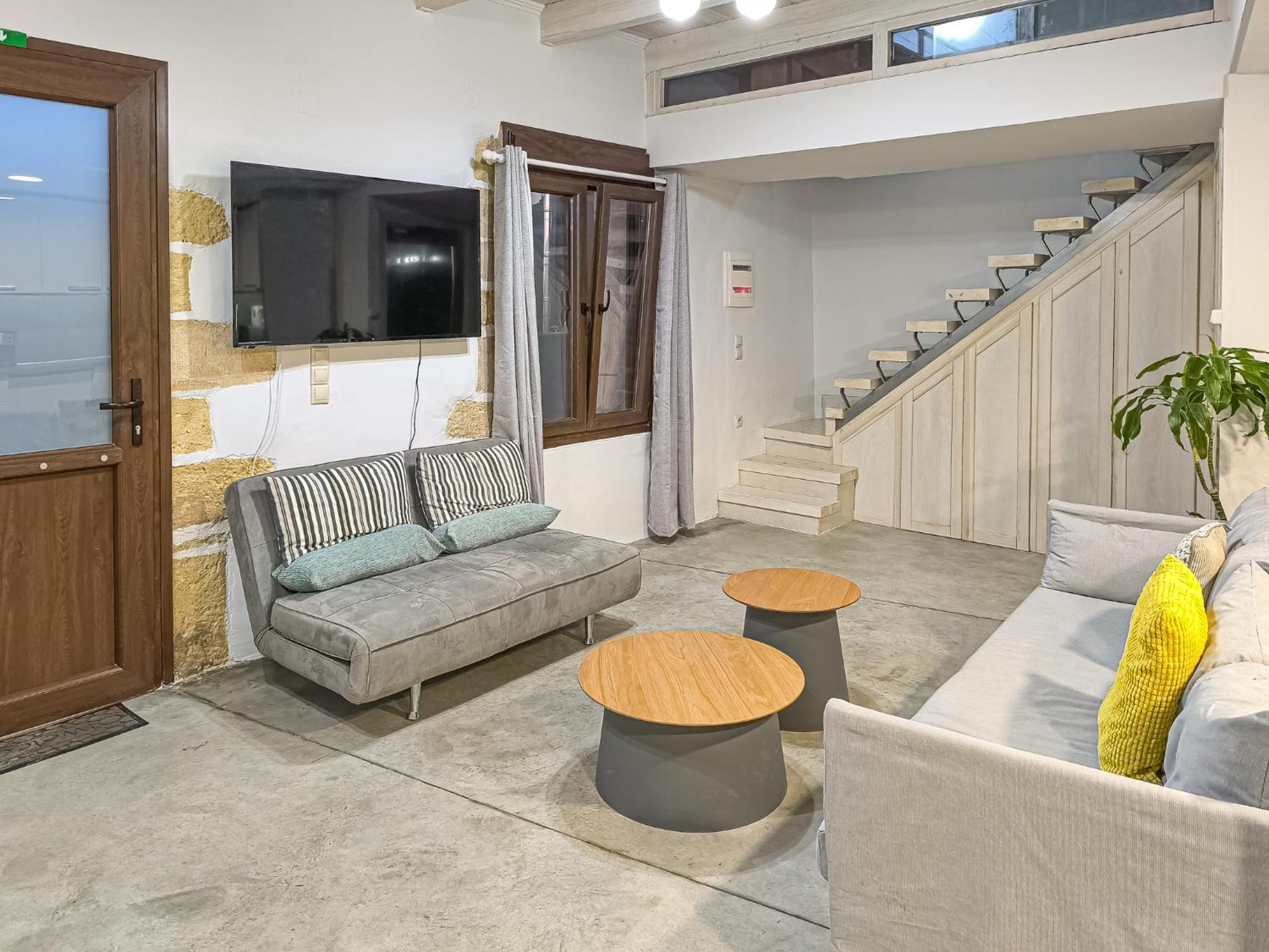 Charming Old Tannery House With Spacious Veranda And Stunning Sea View! Chania  Buitenkant foto