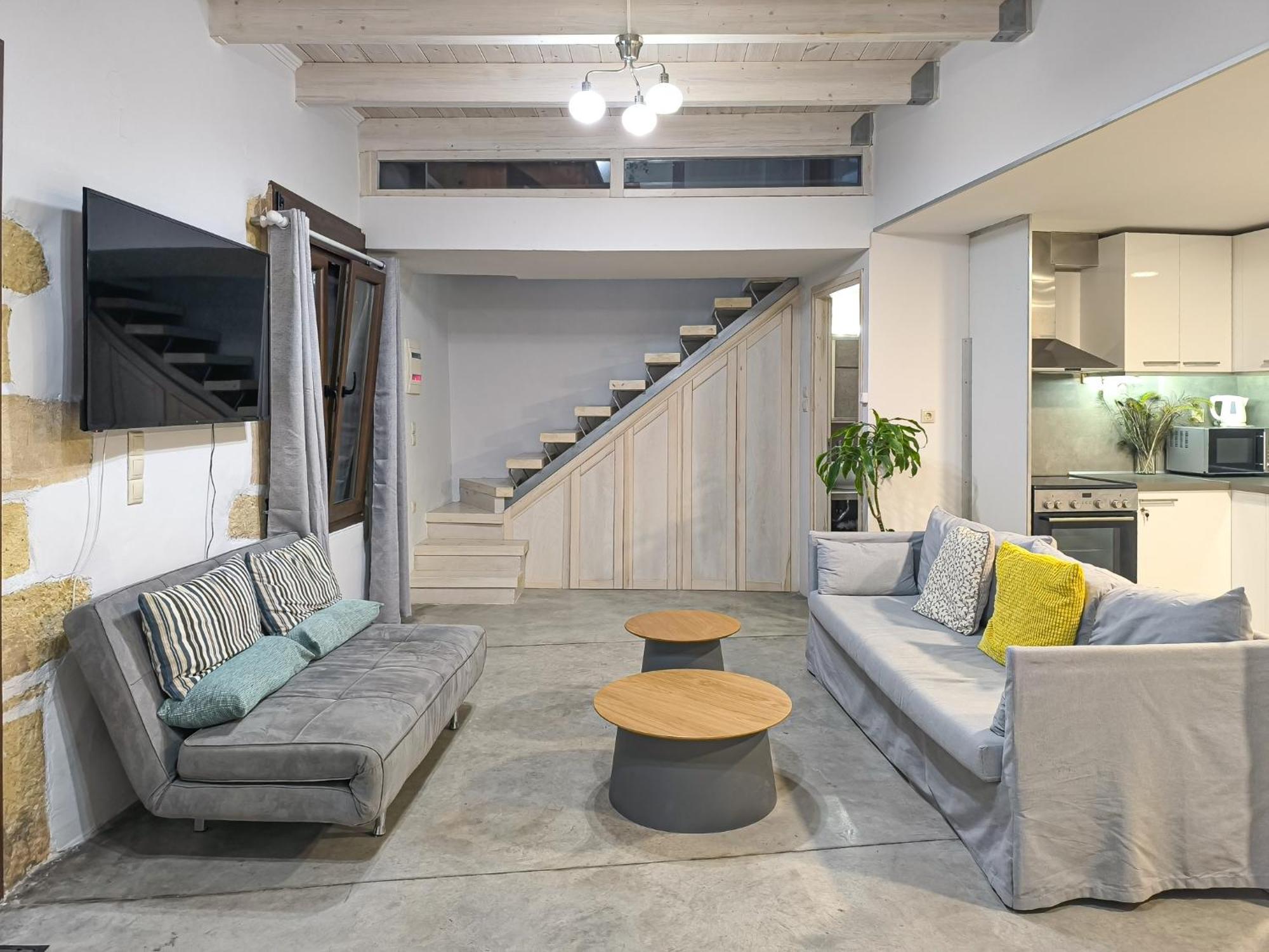 Charming Old Tannery House With Spacious Veranda And Stunning Sea View! Chania  Buitenkant foto