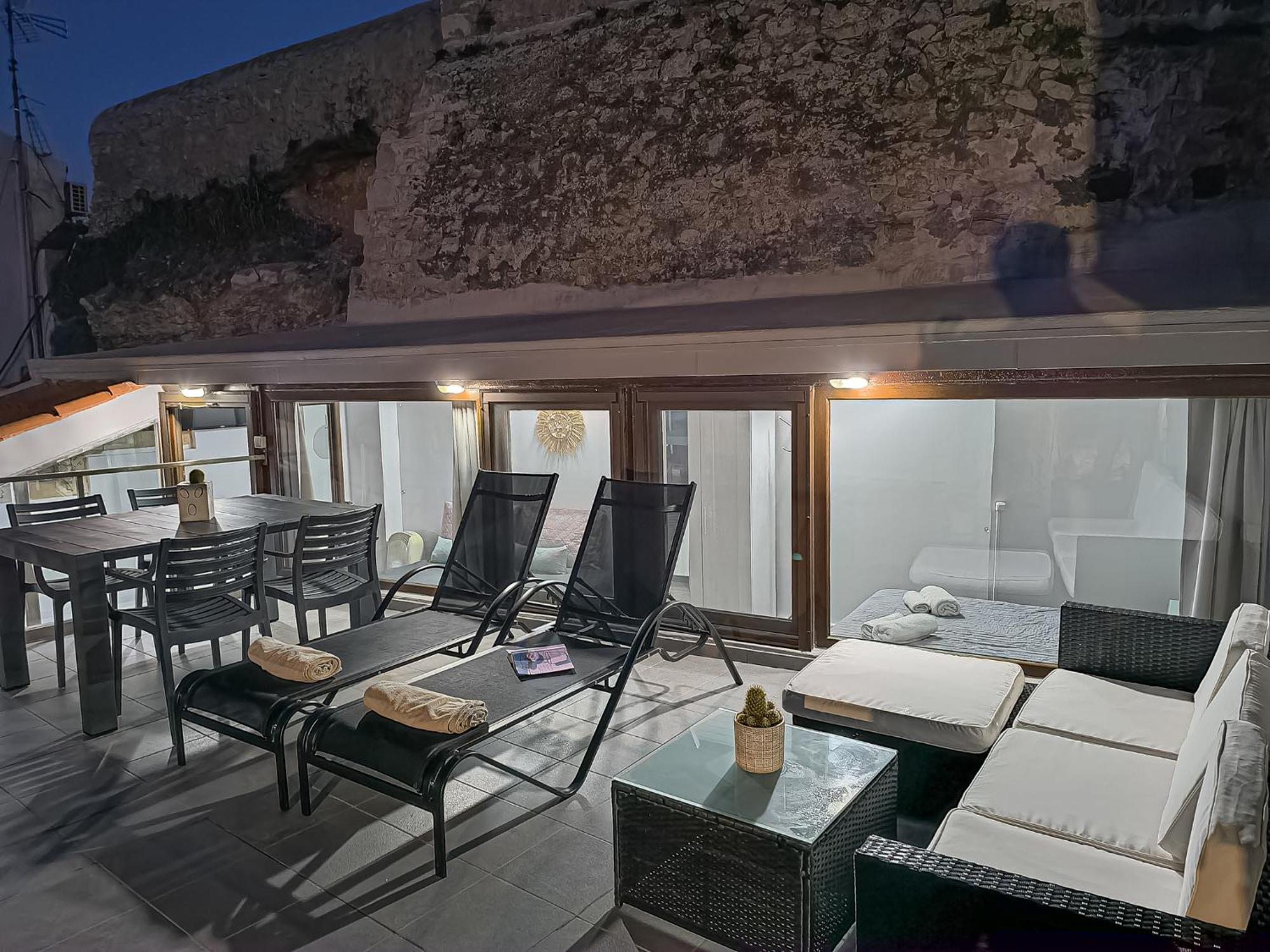 Charming Old Tannery House With Spacious Veranda And Stunning Sea View! Chania  Buitenkant foto