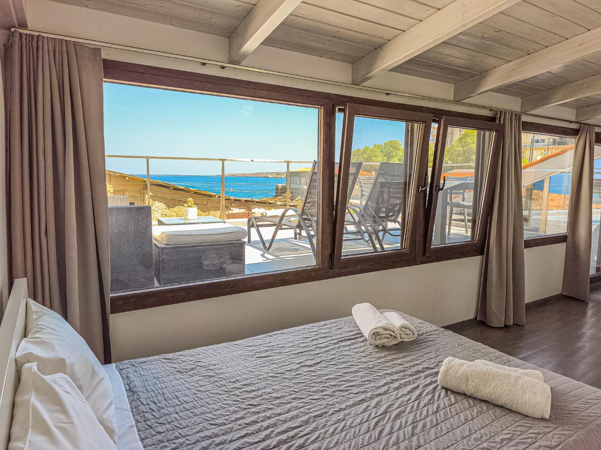 Charming Old Tannery House With Spacious Veranda And Stunning Sea View! Chania  Buitenkant foto