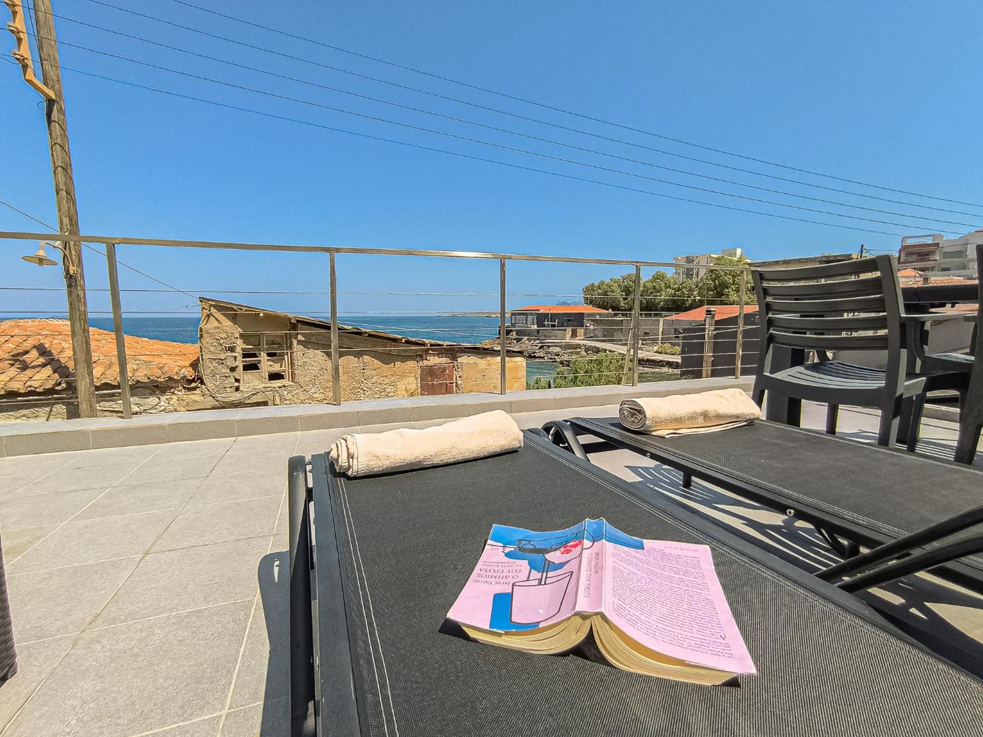 Charming Old Tannery House With Spacious Veranda And Stunning Sea View! Chania  Buitenkant foto