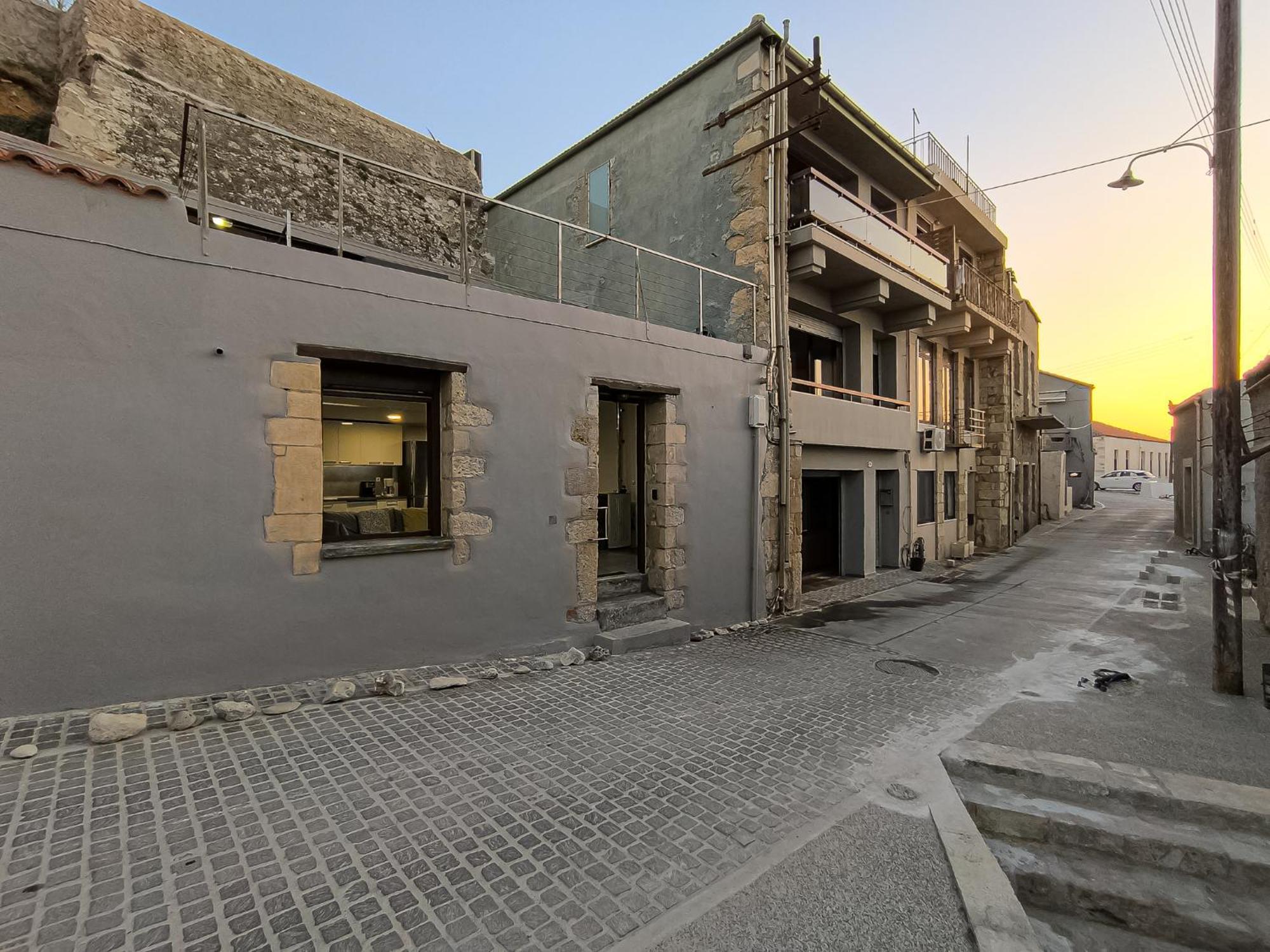 Charming Old Tannery House With Spacious Veranda And Stunning Sea View! Chania  Buitenkant foto