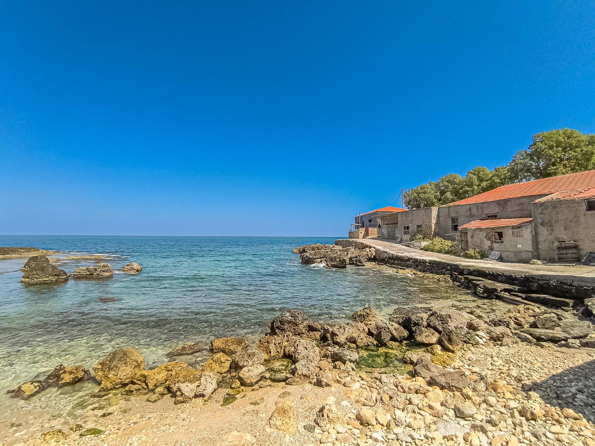 Charming Old Tannery House With Spacious Veranda And Stunning Sea View! Chania  Buitenkant foto