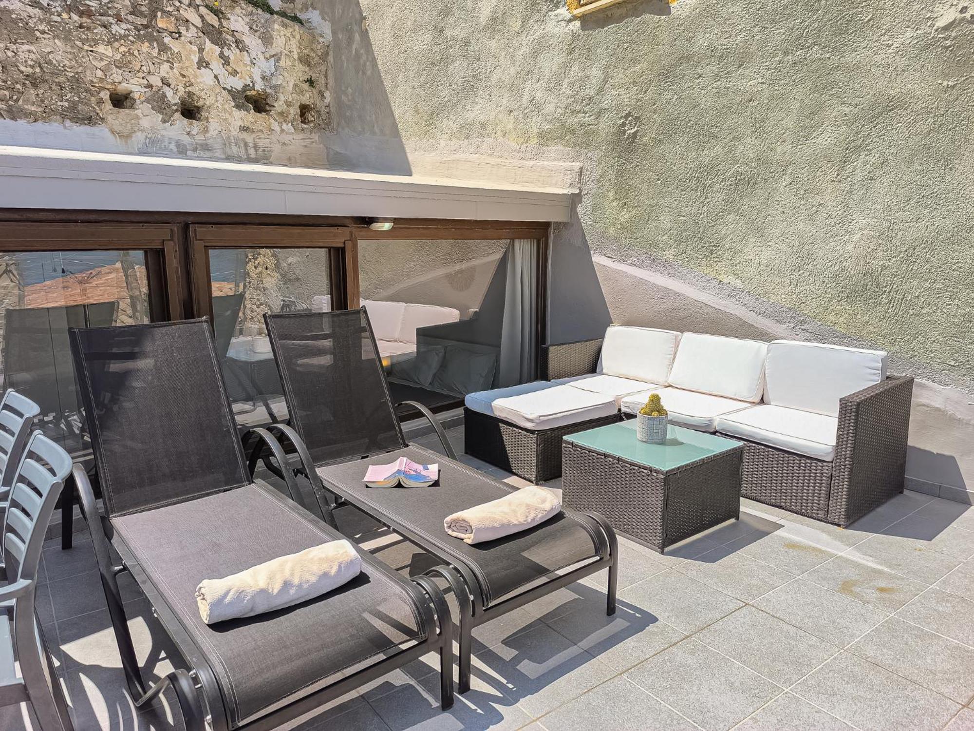Charming Old Tannery House With Spacious Veranda And Stunning Sea View! Chania  Buitenkant foto